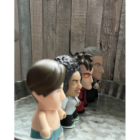 Dr Who Mini Figurines BBC issued. Flawless 4 Pc - Picture 3 of 6